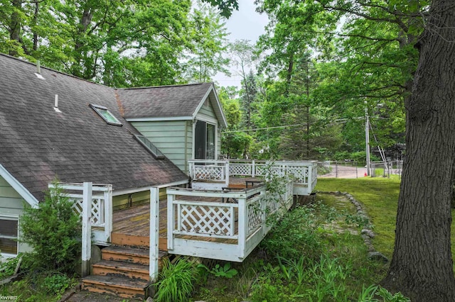 7199 Switzer Dr, Linden, MI 48451 - view of deck