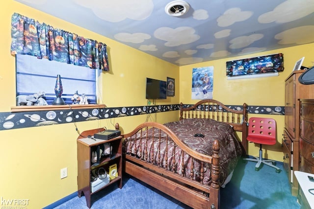 7199 Switzer Dr, Linden, MI 48451 - bedroom featuring carpet floors