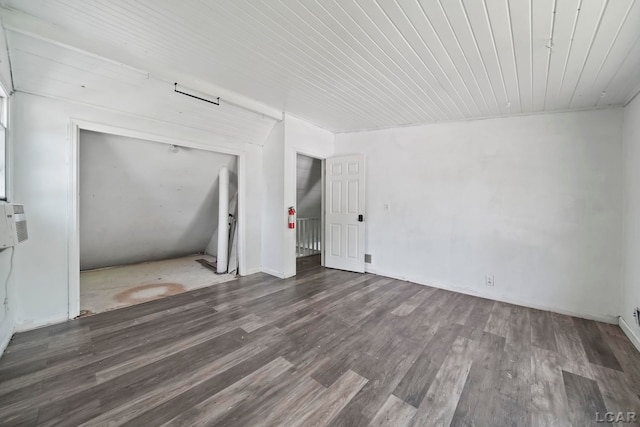 306 S Washington St, Manchester, MI 48158 - spare room with wood finished floors and wood ceiling
