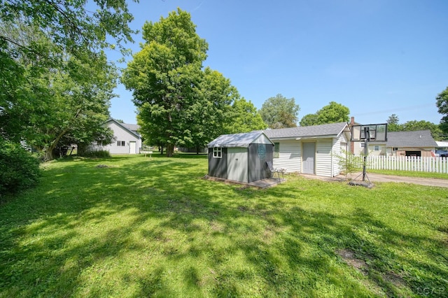 306 S Washington St, Manchester, MI 48158 - view of yard with a storage unit