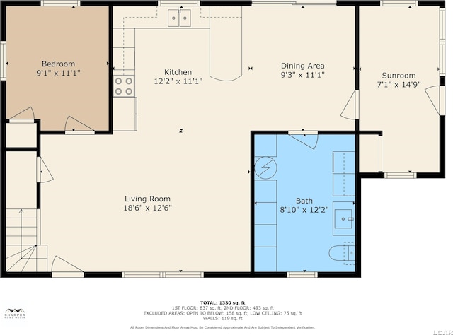 306 S Washington St, Manchester, MI 48158 - view of property floor plan