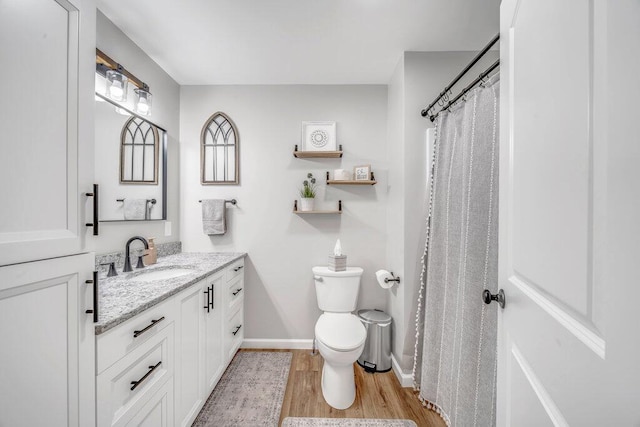 54727 Twin Lakes Rd, Dowagiac, MI 49047 - bathroom with vanity and wood finished floors