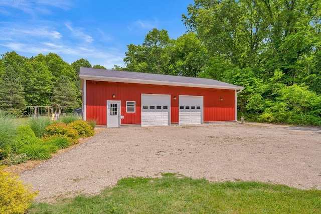 54727 Twin Lakes Rd, Dowagiac, MI 49047 - view of detached garage