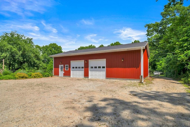 54727 Twin Lakes Rd, Dowagiac, MI 49047 - view of detached garage