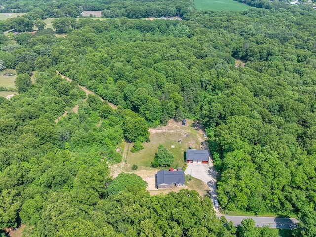 54727 Twin Lakes Rd, Dowagiac, MI 49047 - view of property location with a heavily wooded area