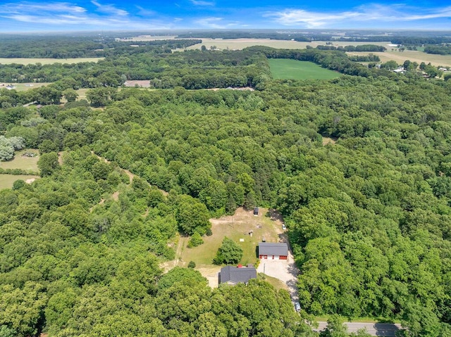 54727 Twin Lakes Rd, Dowagiac, MI 49047 - drone / aerial view of a heavily wooded area