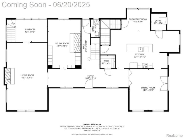 1710 Seminole St, Detroit, MI 48214 - view of property floor plan