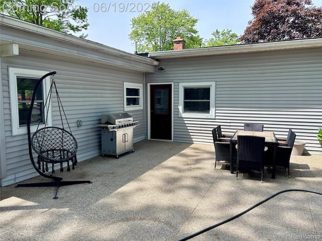 1745 Wisconsin Ave, Marysville, MI 48040 - view of patio / terrace with area for grilling and outdoor dining area