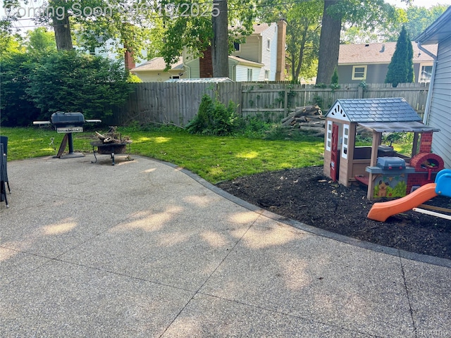 1745 Wisconsin Ave, Marysville, MI 48040 - view of yard featuring a patio area and a playground
