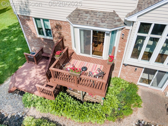 4096 Villager Dr, Lake Orion, MI 48359 - view of deck