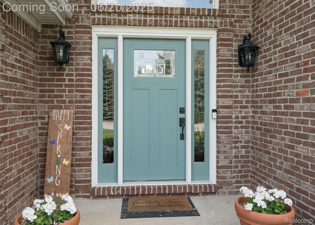 4096 Villager Dr, Lake Orion, MI 48359 - entrance to property with brick siding