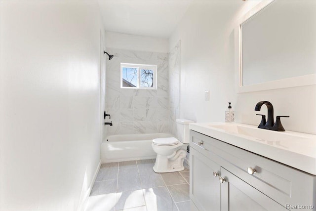 2553 Marlborough St, Detroit, MI 48215 - bathroom featuring vanity and shower / bathtub combination