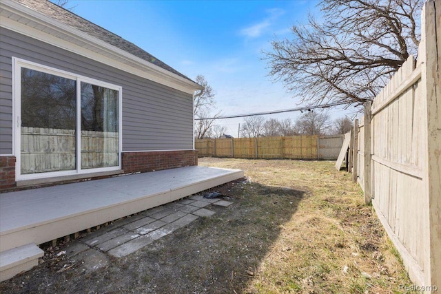 2553 Marlborough St, Detroit, MI 48215 - fenced backyard featuring a deck