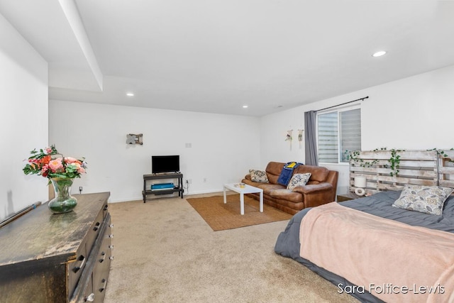 6561 Van Dam Ave, Hudsonville, MI 49426 - carpeted bedroom featuring recessed lighting