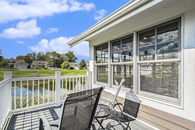2069 Watermark Dr SE, Grand Rapids, MI 49546 - wooden terrace featuring a water view