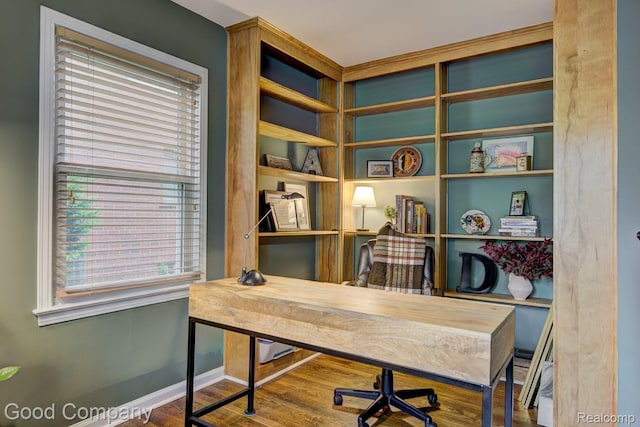1012 W 12 Mile Rd, Royal Oak, MI 48073 - office with wood finished floors and baseboards