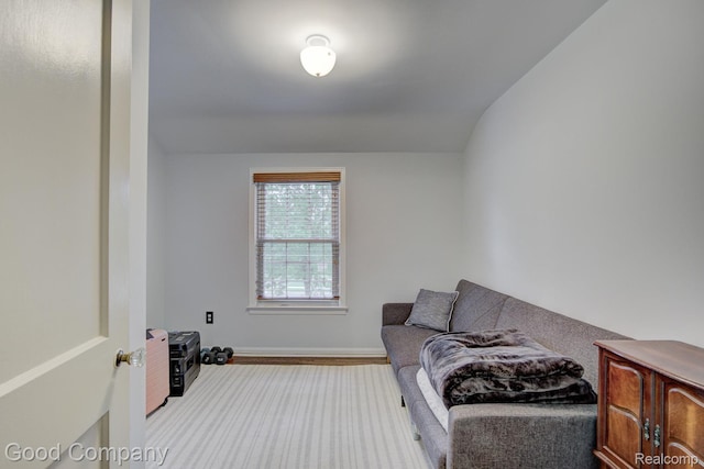 1012 W 12 Mile Rd, Royal Oak, MI 48073 - living area featuring baseboards and carpet flooring