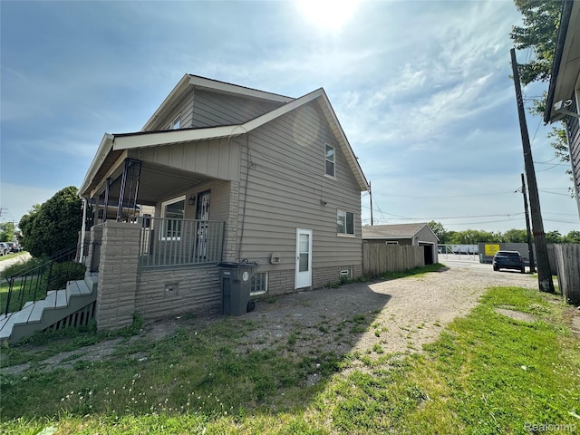 4222 High St, Ecorse, MI 48229 - view of side of property featuring stairway