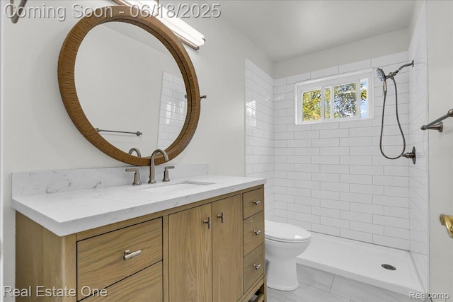 3218 E 14 Mile Rd, Rochester, MI 48092 - full bathroom featuring vanity and tiled shower