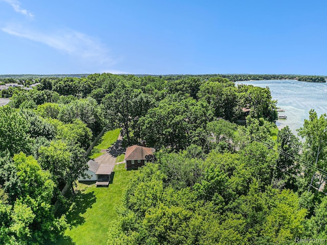 3382 W Silver Lake Rd, Fenton, MI 48430 - view of subject property featuring a large body of water and a heavily wooded area