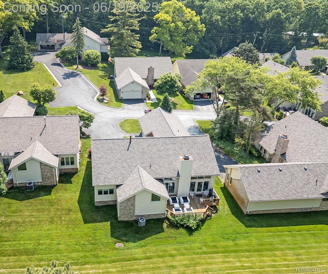 6420 Apple Grove Ln, Bloomfield Hills, MI 48301 - aerial view of residential area