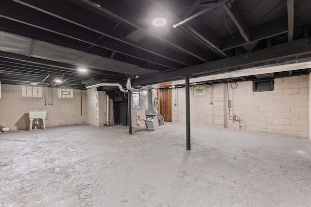18419 Faust Ave, Detroit, MI 48219 - basement featuring a sink