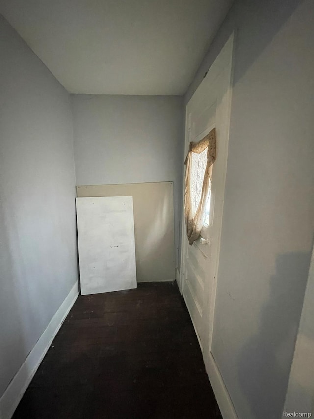 14200 Whitcomb St, Detroit, MI 48227 - spare room with dark wood finished floors and baseboards