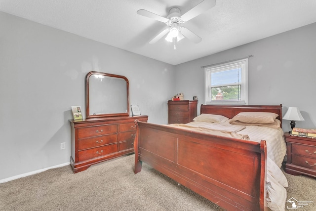 234 Crampton Dr, Monroe, MI 48162 - bedroom featuring carpet floors and a ceiling fan