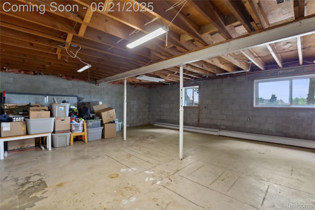 527 Tanview Dr, Oxford, MI 48371 - below grade area with a baseboard heating unit