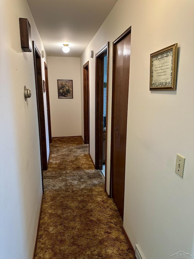 5697 Dunrovin Dr, Saginaw, MI 48638 - hall with dark carpet