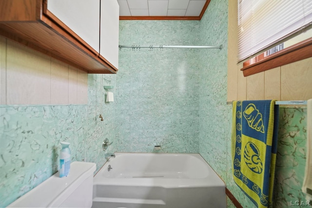 9760 Lime Lake Rd, Hudson, MI 49247 - full bath with shower / bath combination and toilet