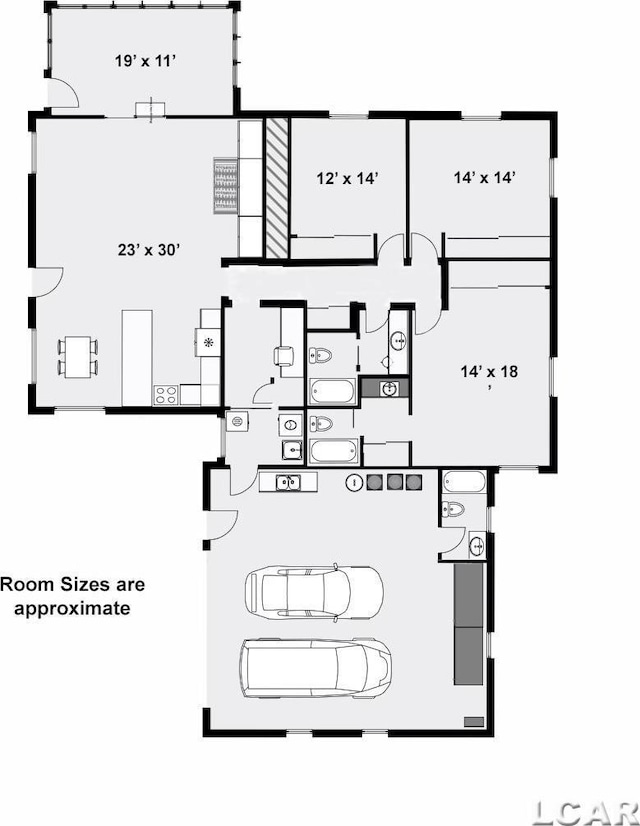 9760 Lime Lake Rd, Hudson, MI 49247 - view of property floor plan