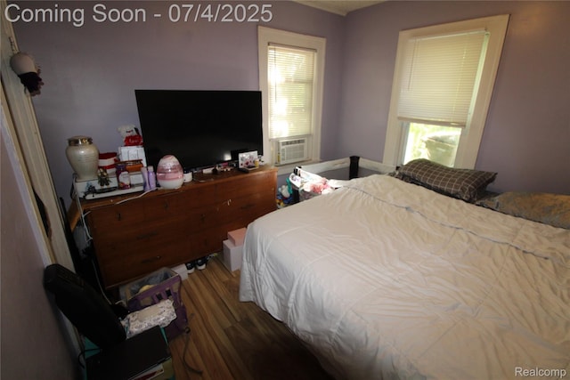123 Adelaide St, Pontiac, MI 48342 - bedroom with wood finished floors, multiple windows, and cooling unit