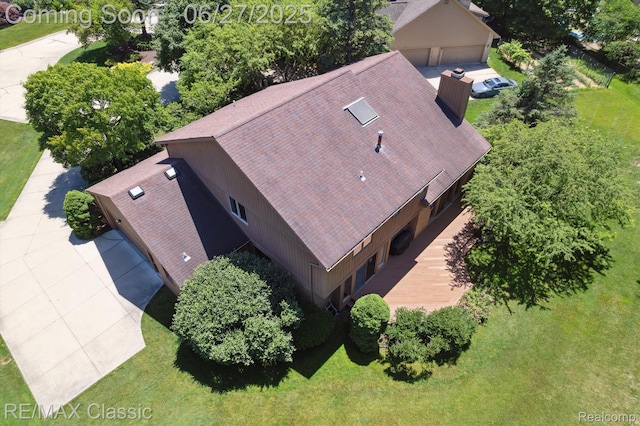 35606 Huntsman Ct, Farmington Hills, MI 48331 - view from above of property