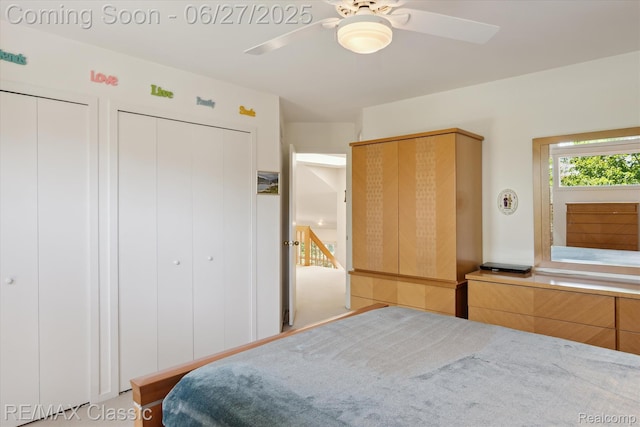 35606 Huntsman Ct, Farmington Hills, MI 48331 - bedroom featuring a ceiling fan