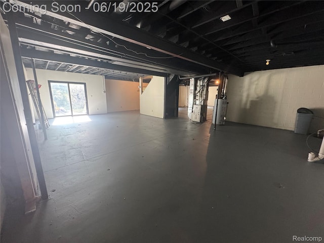 3163 Mystic Valley Dr, White Lake, MI 48383 - below grade area with water heater