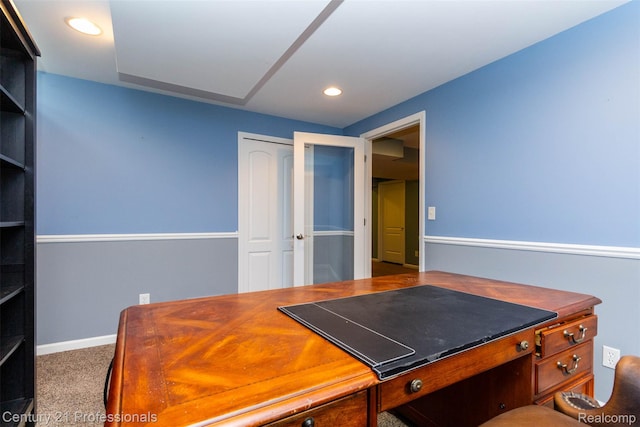 23640 Woodside Ct, South Lyon, MI 48178 - office space featuring recessed lighting and carpet floors