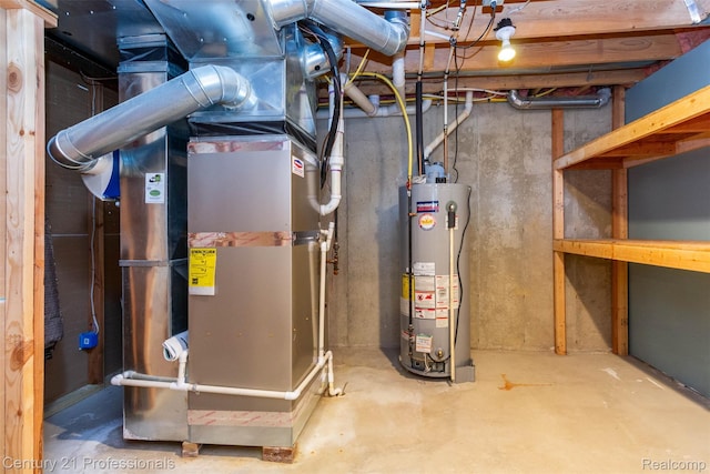 23640 Woodside Ct, South Lyon, MI 48178 - utilities with gas water heater and heating unit