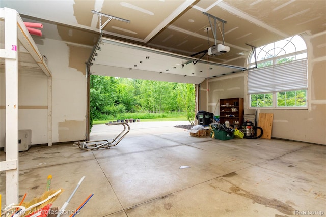 23640 Woodside Ct, South Lyon, MI 48178 - garage featuring a garage door opener