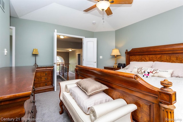 23640 Woodside Ct, South Lyon, MI 48178 - carpeted bedroom featuring ceiling fan