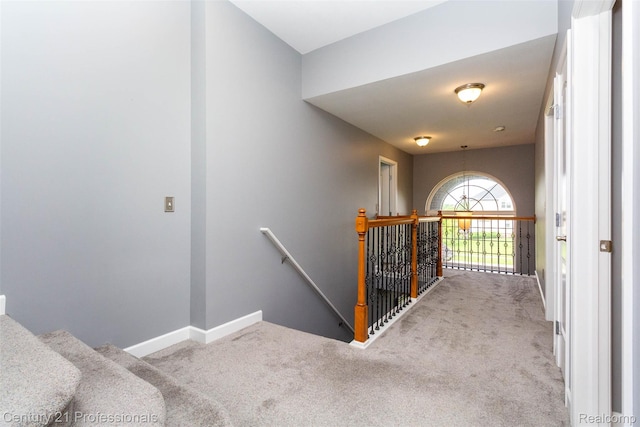 23640 Woodside Ct, South Lyon, MI 48178 - stairway featuring carpet