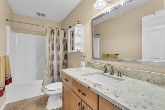 4268 Fairway Ln, Jackson, MI 49201 - bathroom with vanity and shower / tub combo with curtain