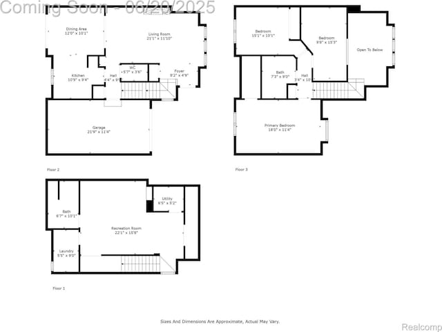 718 S Military St, Dearborn, MI 48124 - view of floor plan / room layout