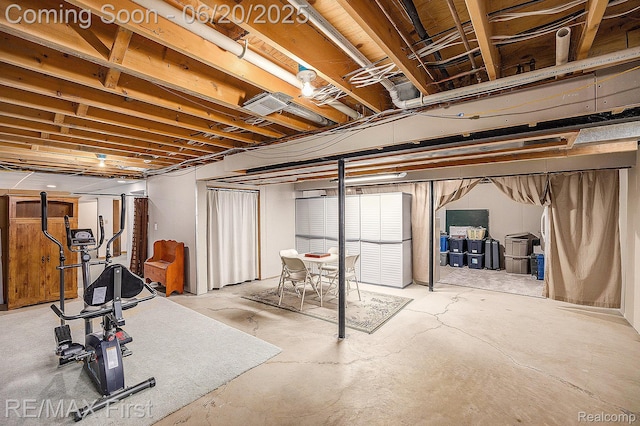 33550 24 Mile Rd, Chesterfield, MI 48047 - view of unfinished below grade area