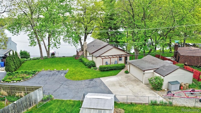 4030 Rollins Ave, Waterford, MI 48329 - aerial view of property and surrounding area