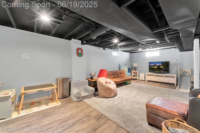 3979 Royal Ave, Berkley, MI 48072 - below grade area with wood finished floors