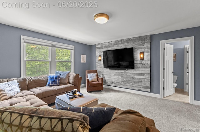 23736 Point O Woods Ct, South Lyon, MI 48178 - living area featuring carpet