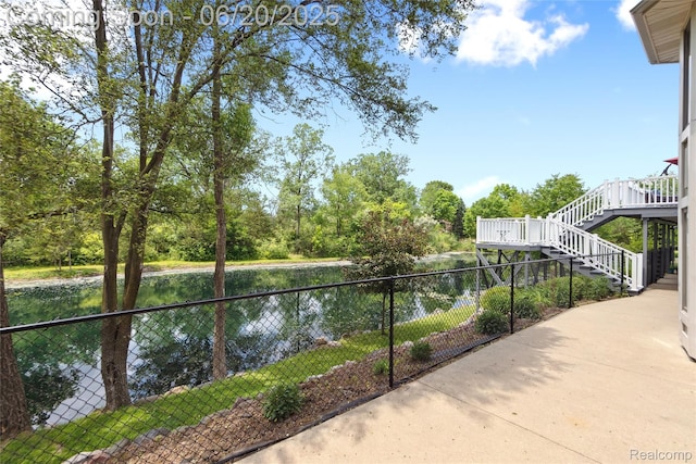459 N Elms Rd, Flushing, MI 48433 - view of patio / terrace with stairway