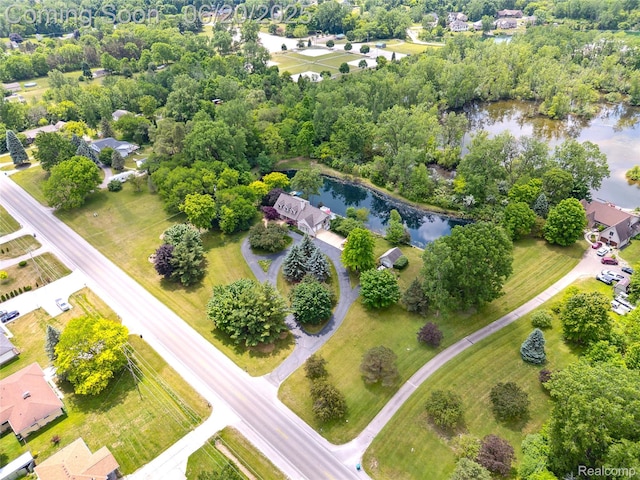 459 N Elms Rd, Flushing, MI 48433 - drone / aerial view of a nearby body of water