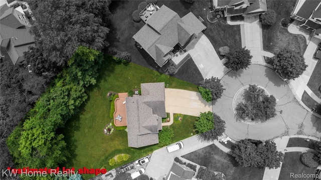 2836 Otter Ct, Wixom, MI 48393 - bird's eye view